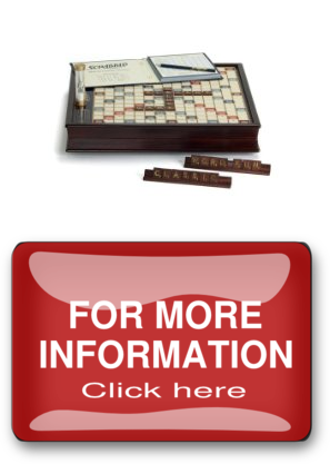 Scrabble Deluxe Wooden Edition with Rotating Game Board Root